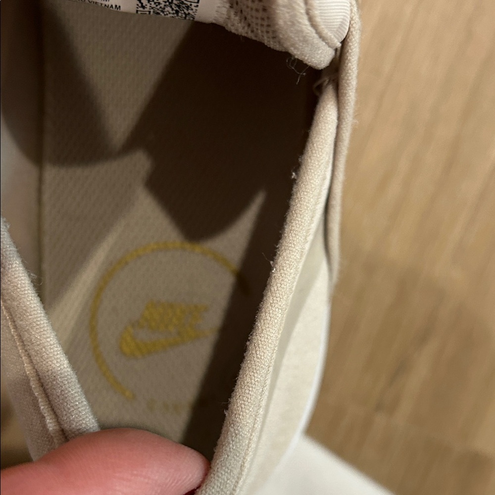 Nike Court Vision Alta TXT Women’s Cream/Saturn Gold - Picture 7 of 8